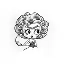 betty boop  tattoo design idea