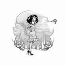 betty boop  tattoo design idea