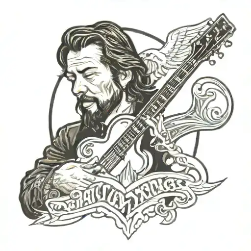 Waylon Jennings Flying W  tattoo design idea