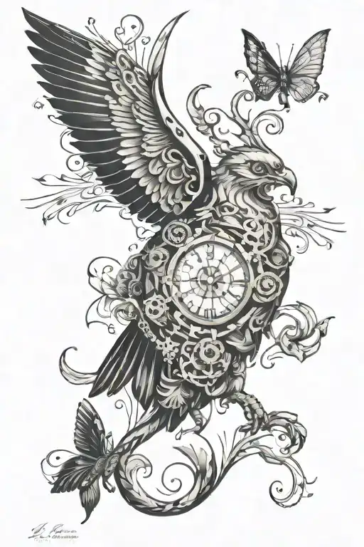 H. R. Geiger bio mechanical tattoo design idea