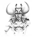 thor tattoo design idea