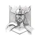 thor tattoo design idea