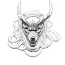 thor, odin, fenrir tattoo design idea