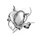 Barbed Wire Heart  tattoo design idea