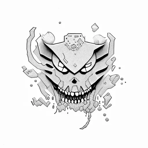 slime from minecraft tattoo design idea