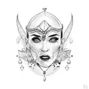  fortune teller  tattoo design idea