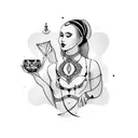  fortune teller  tattoo design idea