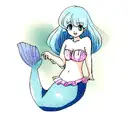 Mermaid tattoo design idea