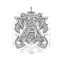 Alpha Tau Omega Fraternity tattoo design idea