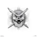 caraxes tattoo design idea