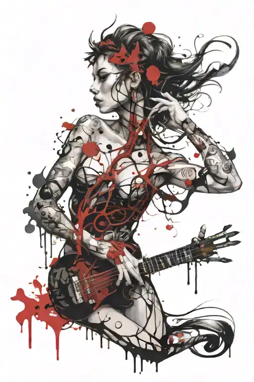 dryad tattoo design idea