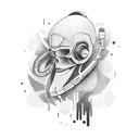 musician/ hero tattoo design idea