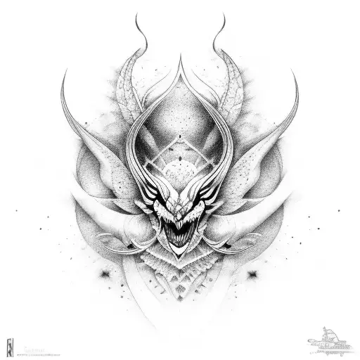 sirene tattoo design idea