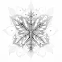 mandala , leafes,  tattoo design idea