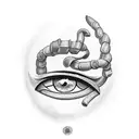 Odysseus fighting cyclops tattoo design idea