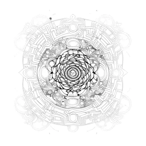 Mandelbrot tattoo design idea