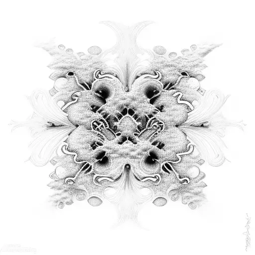 Mandelbrot fractal tattoo design idea