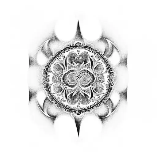 Mandelbrot set tattoo design idea