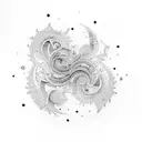Mandelbrot set tattoo design idea