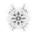 Mandelbrot set tattoo design idea