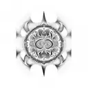 Mandelbrot set tattoo design idea