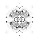 Mandelbrot set tattoo design idea