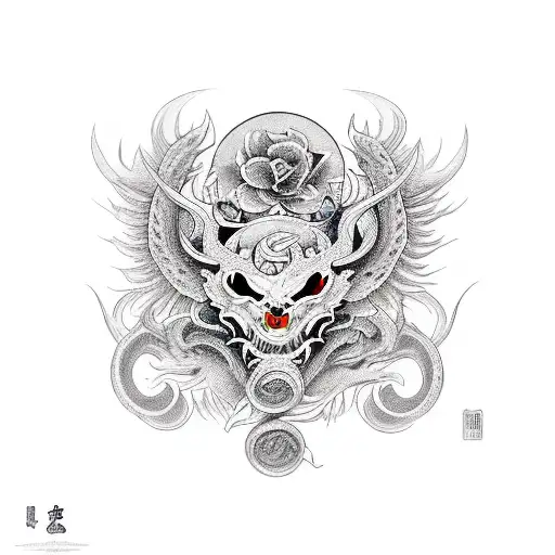 caduceus tattoo design idea