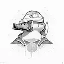 duck Dodgers  tattoo design idea