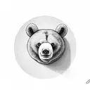 single pictures of jelly bean, Bear ears, page, bread  tattoo design idea
