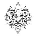 symbolizes courage, fearless, adventurous activities tattoo design idea