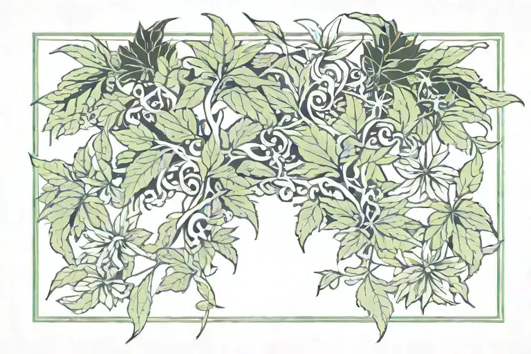 420 tattoo design idea