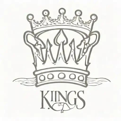 The date 9/10/2005 with a kings crown on top  tattoo design idea