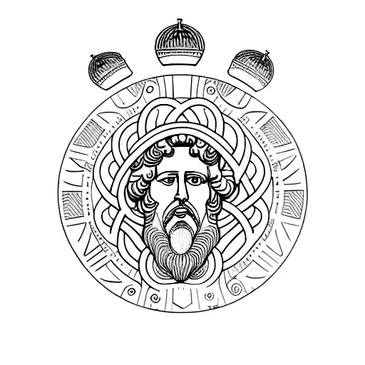 Marcus Aurelius  tattoo design idea