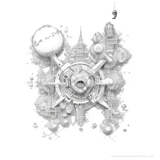 global warmimg tattoo design idea