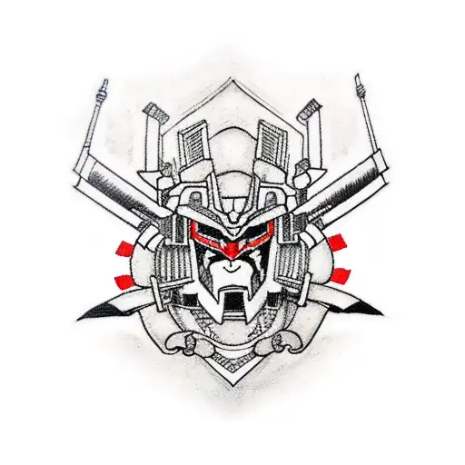 Gundam Samuria tattoo design idea