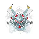 Gundam Samuria tattoo design idea