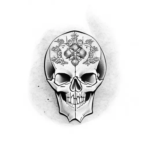 biceps skull tattoo tattoo design idea