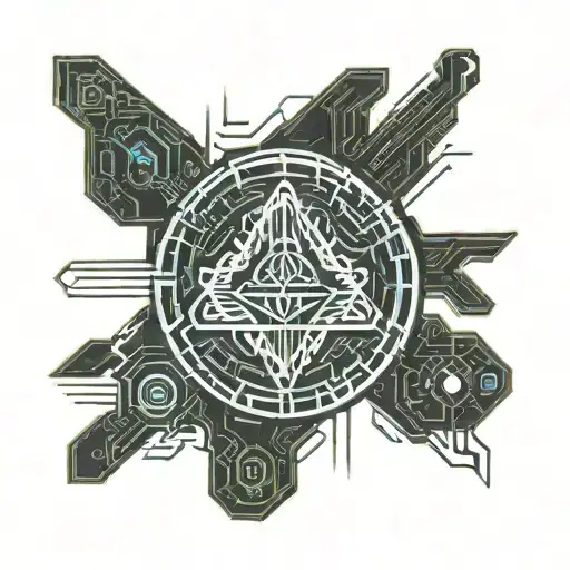 Hail and farewell tattoo design idea