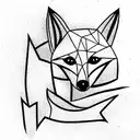Fox tattoo design idea