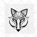 Fox tattoo design idea