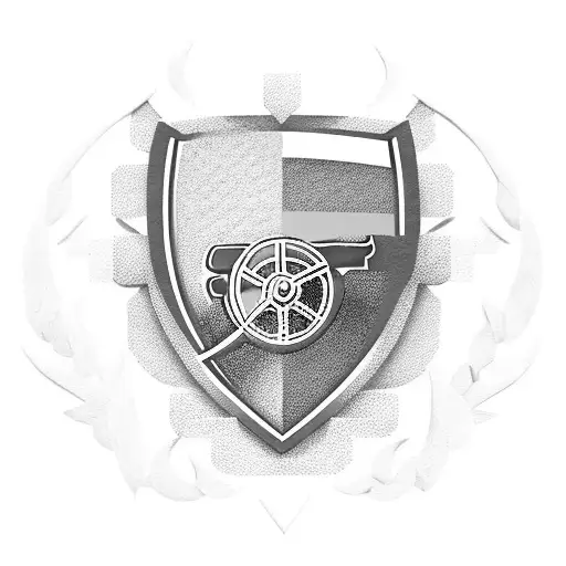 arsenal logo tattoo design idea