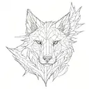 sigma wolf tattoo design idea