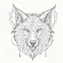 sigma wolf tattoo design idea