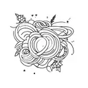 I never give up tattoo design idea