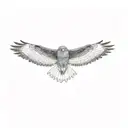 a red tailed hawk tattoo design idea