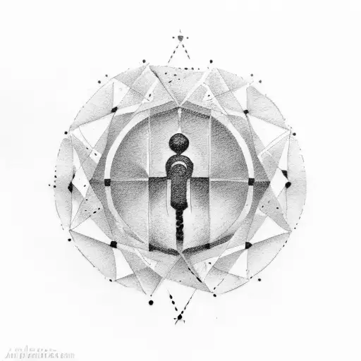 self sacrifice symbol simple small tattoo design idea