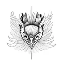 woodpecker tattoo design idea