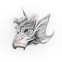 hand open tattoo design idea