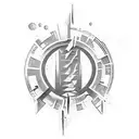 earthquake tattoo design idea