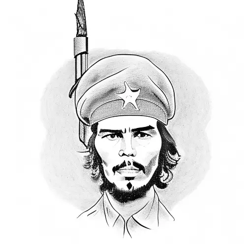 Che Guevara and Ataturk tattoo design idea